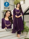 Desi Kudi By Kaya Mul Chanderi Wholesale Kurti With Bottom Dupatta In India